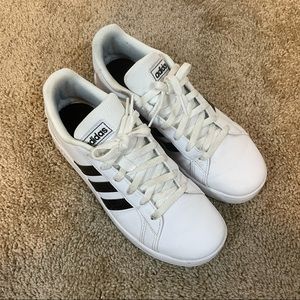 EUC Adidas All Star Casual White Sneakers